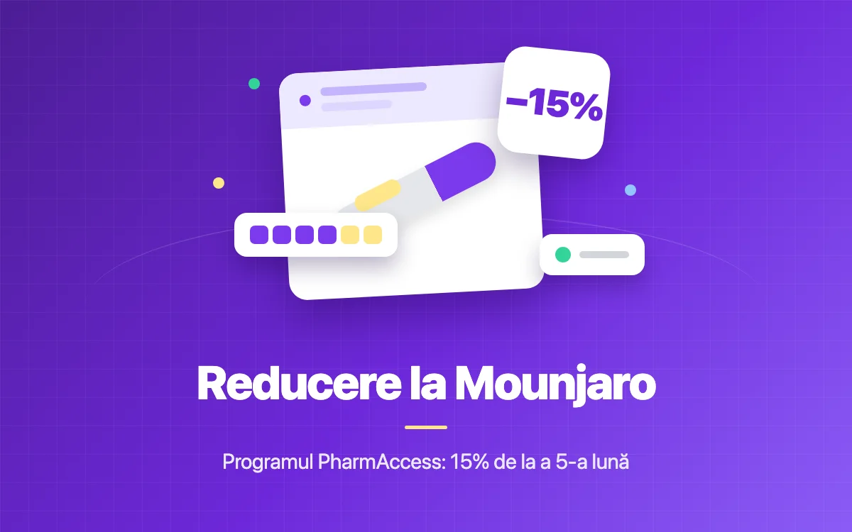 Reducere la Mounjaro: cum funcționează programul PharmAccess